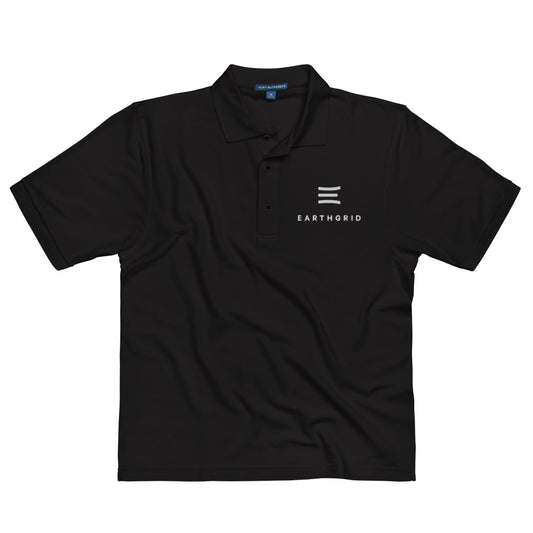 EarthGrid Men's Polo [Black/Navy]