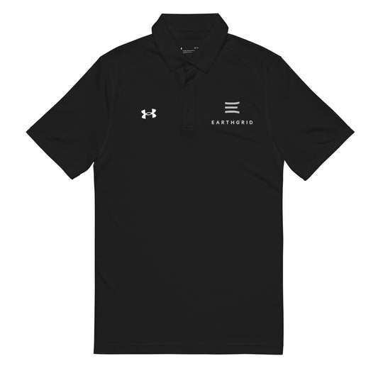 EarthGrid Premium Under Armour® Men's Polo [Black/Navy]